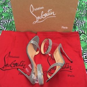 Christian Louboutin ankle strap heels